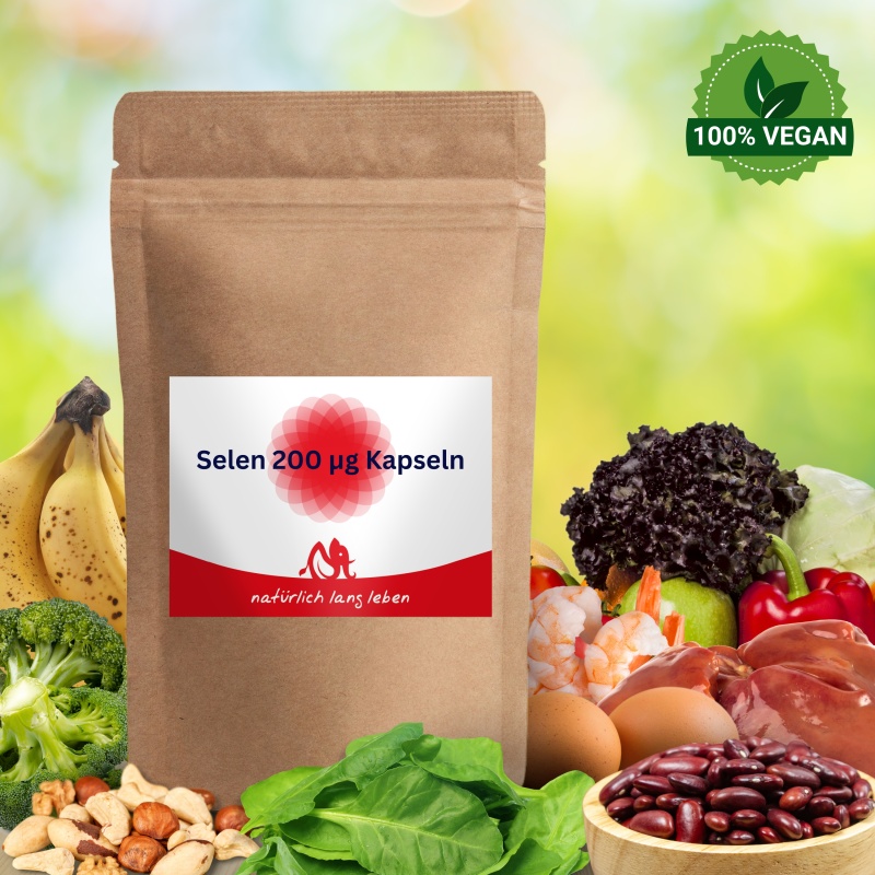 selen 200 µg kapseln 100 stuck aus selenmethionin naturlich l