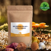 BIO Shiitake Extrakt + Pulver Kapseln 60 Stück