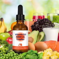 Vitamin D3 flüssig 5000 I.E. pro Tropfen 50 ml