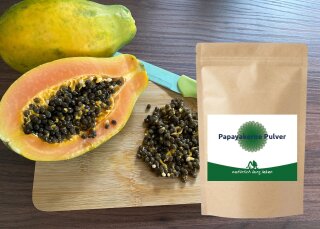Papayakerne gemahlen 100 g Pulver