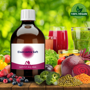 Eisen extra Saft 500 ml (Vitamin C & Folsäure)