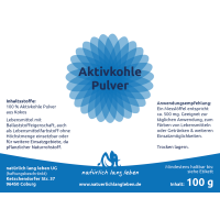 Aktivkohle Pulver 100 g