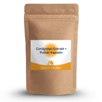 Cordyceps Extrakt + Pulver Kapseln 60 Stück