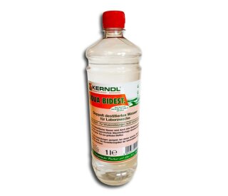 Bidestilliertes Wasser 1000 ml Plastikflasche