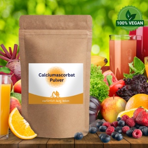 Calciumascorbat Pulver (gepuffertes Vitamin C) magenfreundlich 100 g vegan