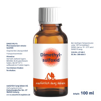 DMSO (Dimethylsulfoxid) 99,9 % in Braunglas 100 ml