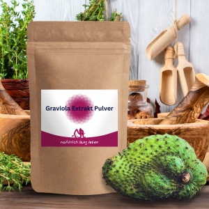 Graviola Extrakt Kapseln a 600 mg 100 vegetarische Kapseln