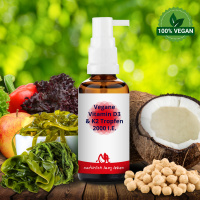 Vegane Vitamin D3 & K2 2000 I.E. Tropfen 50 ml