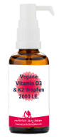 Vegane Vitamin D3 & K2 2000 I.E. Tropfen 50 ml