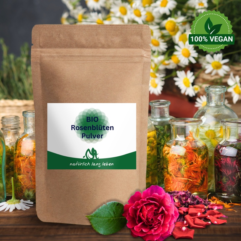 ROSENPULVER BIO (NATÜRLICHES VITAMIN C) 55 g - POLNISCHE ROSE main image 0