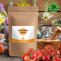 BIO Erdbeer Pulver gefriergetrocknet 100 g vegan