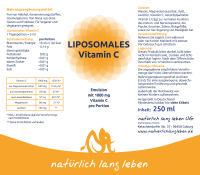 Liposomales Vitamin C 250 ml vegan Ascorbat