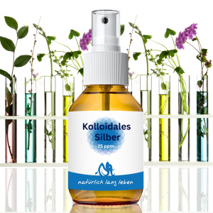 Kolloidales Silber 100 ml 25 ppm Sprühflasche