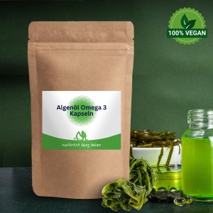 Algenöl Omega 3 Kapseln 60 Stück vegan EPA & DHA