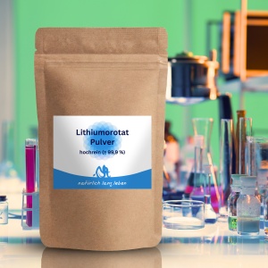 Lithiumorotat Pulver 50 g, hochrein (= 99,9 %)