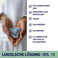 Lugolsche Lösung ( < 5 %) 100 ml TÜV zertifizierte Pipette