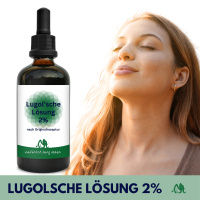 Lugolsche Lösung (2 %) 100 ml TÜV zertifizierte Pipette