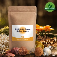 BIO Maitake Extrakt + Pulver Kapseln 60 Stück