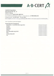 BIO Zertifikat Seite 2
